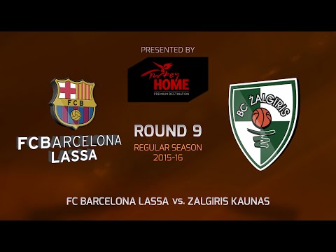 Highlights: RS Round 9, FC Barcelona Lassa vs. Zalgiris Kaunas