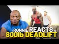 Ronnie Coleman REACTS to 800lb DEADLIFT Video - RONNIE REACTS