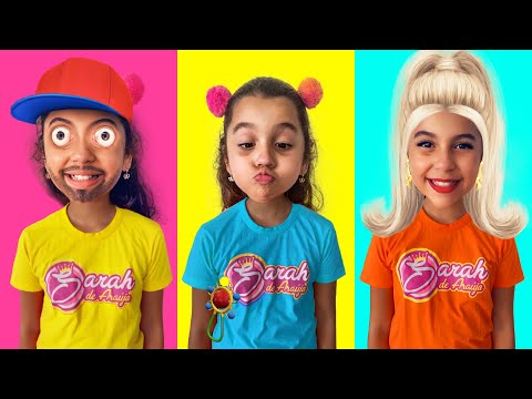 Sarah in double dose children's play | Funny Story for Kids - Sarah de Araújo