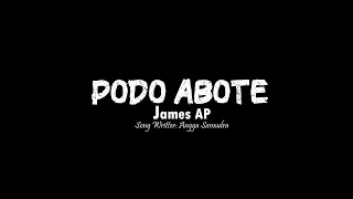 Download lagu James AP - PODO ABOTE (Live Music) mp3 Download lagu James AP - PODO ABOTE (Live Music) mp3