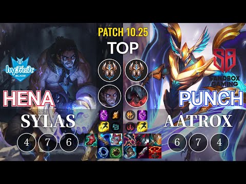 hyF Hena Sylas vs SB Punch Aatrox Top - KR Patch 10.25