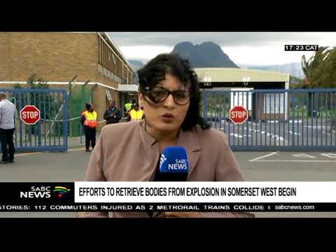 Efforts to retrieve bodies from Rheinmetall Denel explosion begins