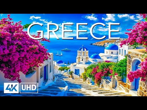 Greece 4K - Scenic Relaxation Film With Calming Music - 4K Video Ultra HD
