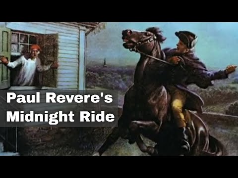 18th April 1775: Paul Revere rides to Lexington with his message that "the Regulars are coming out!"