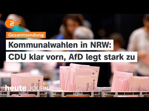 heute journal from 14.09.2025 NRW local elections, Türkiye protests, film tip: One day in September