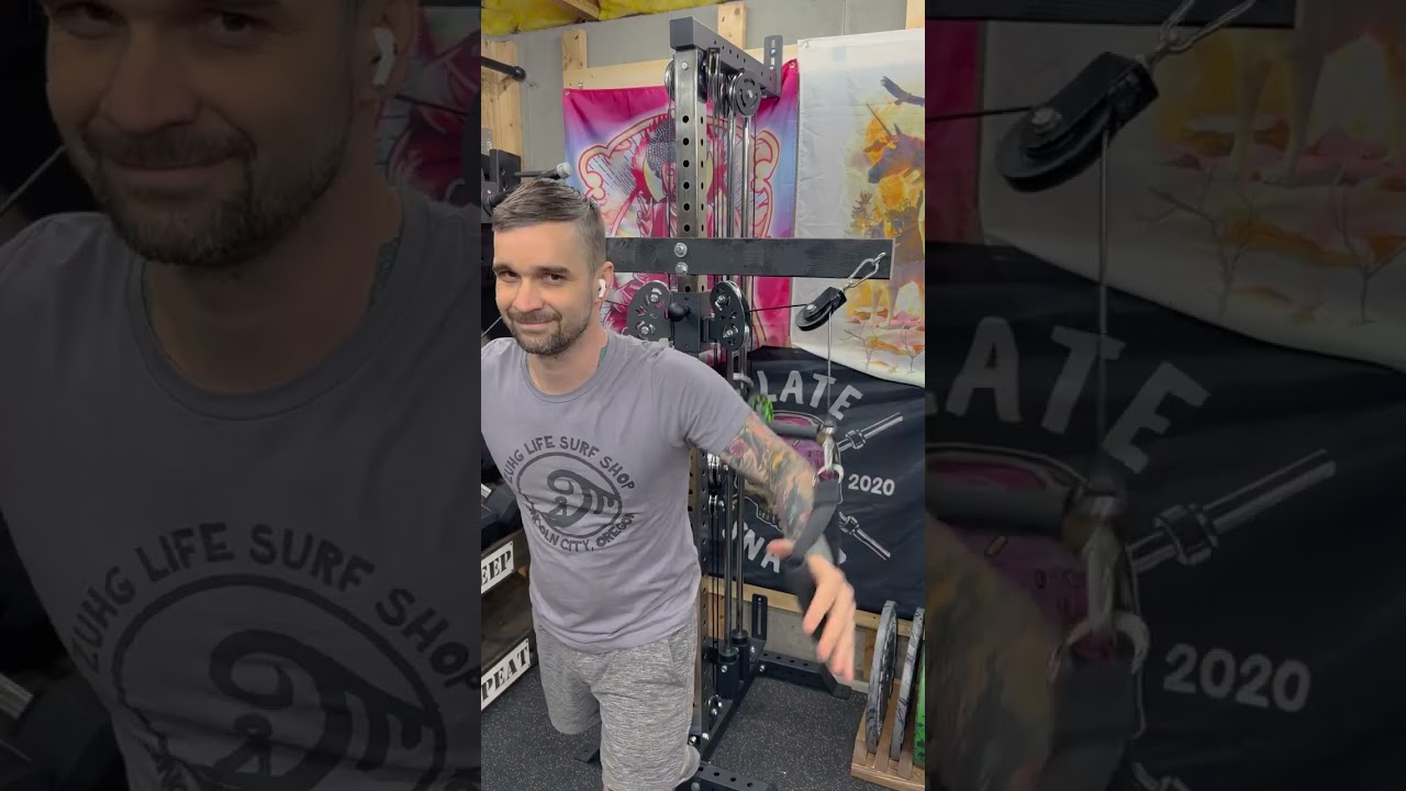 Watch Now Functional trainer hack with a wall mounted pulley tower Functional trainer hack with a wall mounted pulley tower