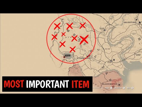 Best & Easy Locations To Find All Crafting Materials For The Most Important Item - RDR2
