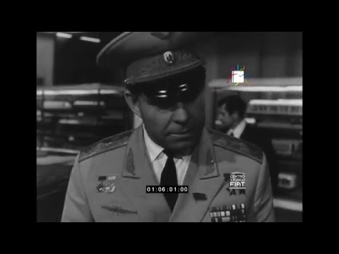 Il cosmonauta Georgy Beregovoy visita la FIAT (1971)