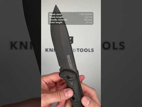 KA BAR Becker BK72 Preto DLC CPM S35VN Facas e ferramentas Faca de sobrevivência exclusiva