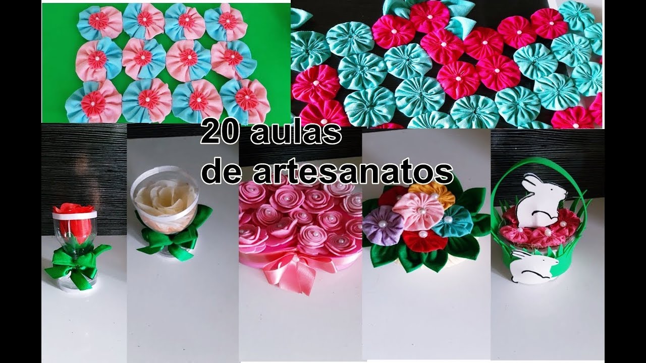 20  AULAS PARA QUEM AMA ARTESANATOS