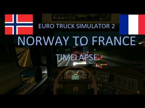 ETS 2 - Norway (Bergen) to France (Lille) timelapse #4