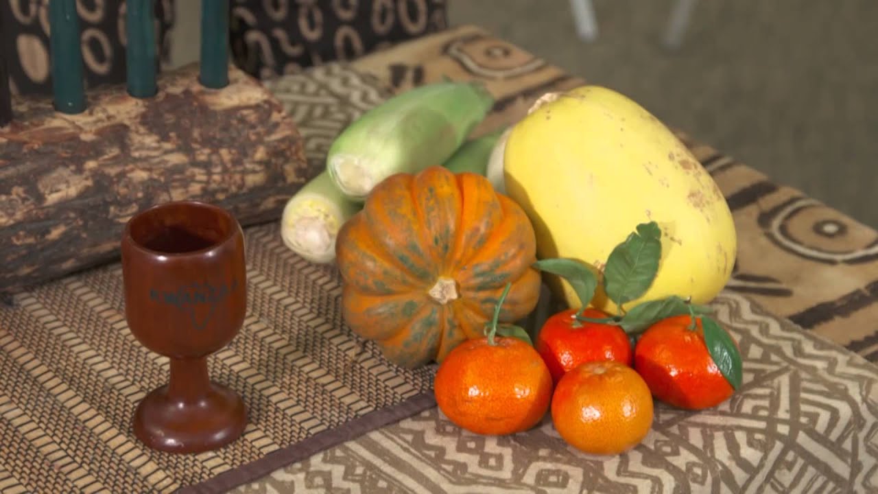 Craft In America Malik Seneferu Dresses Kwanzaa Table