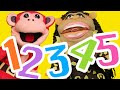 LOS NÚMEROS del 1 al 10 - El Mono sílabo - Canciones de los números - Vídeo educativo - Para Niños