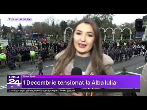 Tensiuni la Alba Iulia de 1 Decembrie. Ilie Bolojan, huiduit