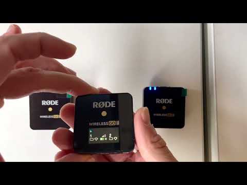 RØDE Wireless Go II - Firmware update - Factory reset - Pairing transmitters and receiver