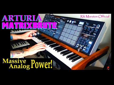 Arturia Matrixbrute Massive Analog Power! VCO Synthesizer Rik Marston