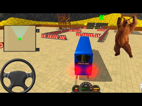 Us Police Coach Bus Driving Simulator – Offroad Police Soldier Transporter Bus - Android Games #2