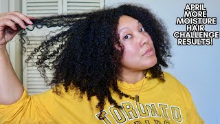 APRIL MORE MOISTURE HAIR CHALLENGE RESULTS | Ashkins Curls
