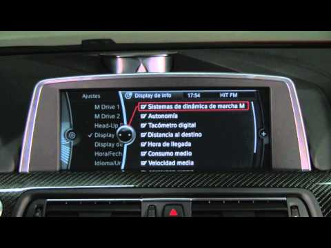 BMW M6. Ajustes sistema multimedia