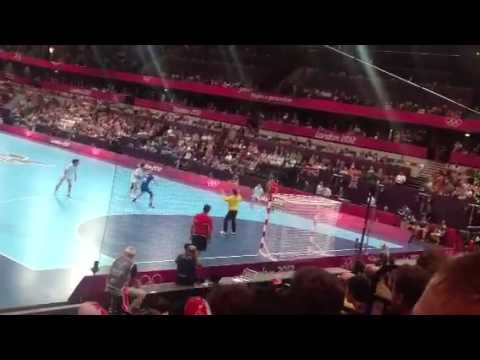 Olympic women's handball coach is sent off