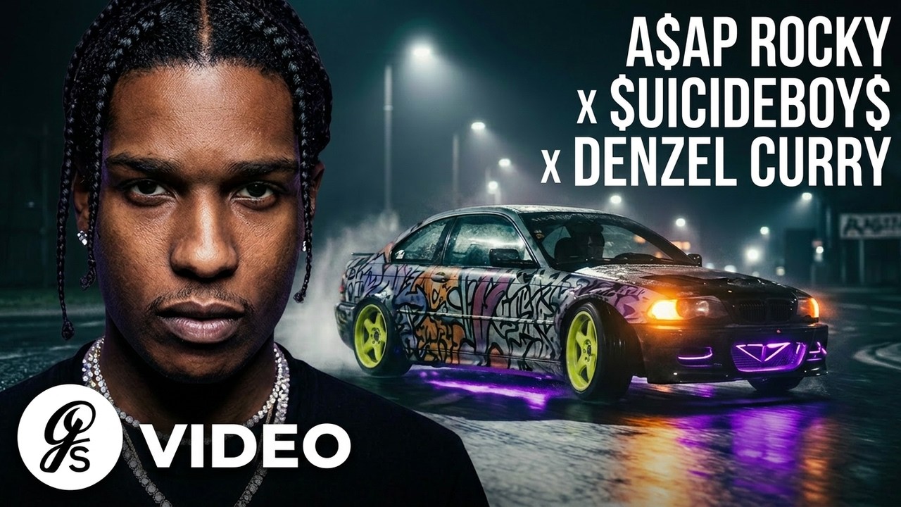 A$AP Rocky Ft. $UICIDEBOY$ & Denzel Curry - MIDNIGHT GLOW