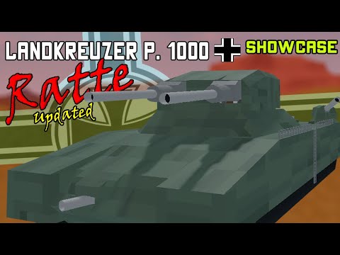 Landkreuzer P. 1000 Ratte (Updated) | Plane Crazy - Showcase