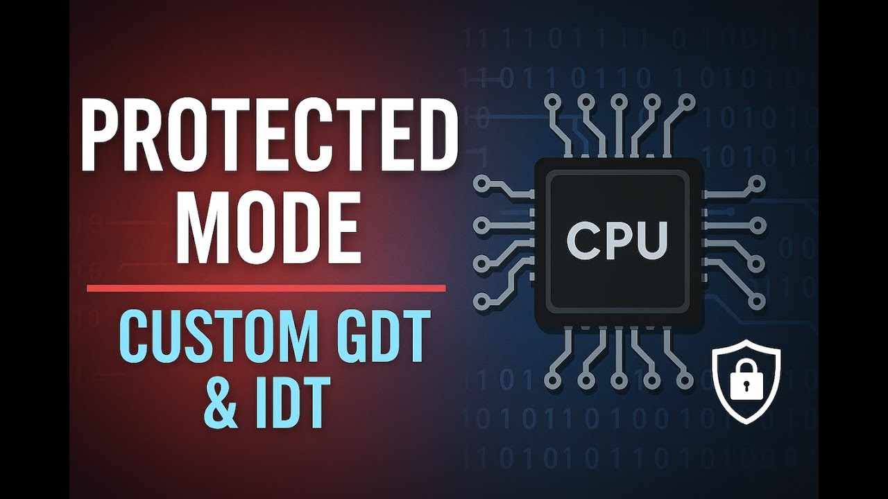 From Real Mode to Protected Mode: Building Custom GDT & IDT for x86 Security
