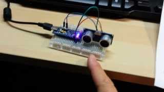Using an Arduino with a distance sensor