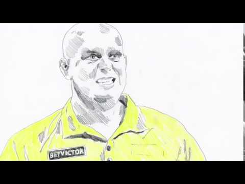 Animation - MvG's winning dart at the 2015 BetVictor World Matchplay