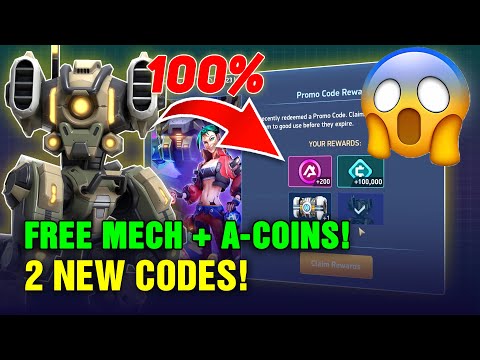 2 INSANE PROMO CODES! Get FREE Mech, FREE A-Coins & More! 😱Mech Arena
