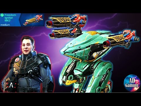 Maxed Ao Guang Igniter With LockDown Ammo - War Robots MK2 Gameplay