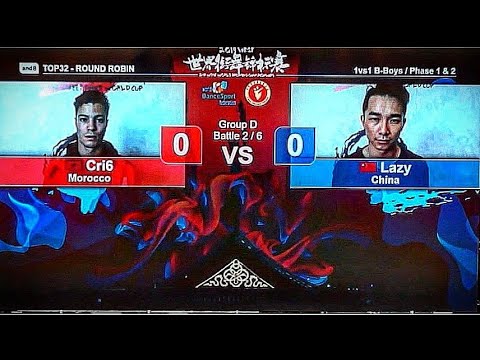 CRI6 VS LAZY |🔥TOP 32🔥| 2019 WDSF World Breaking Championships