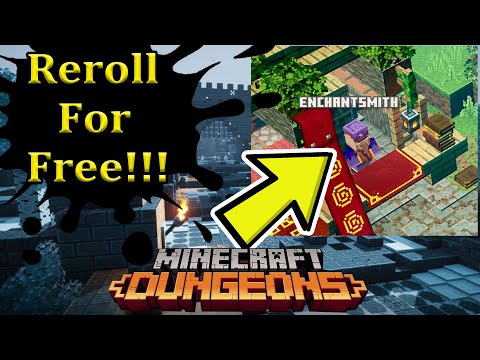 How to reroll the enchantsmith for free minecraft dungeons
