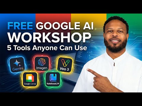 Google Gemini 3 AI Workshop: Learn 5 Free Tools in Under an Hour