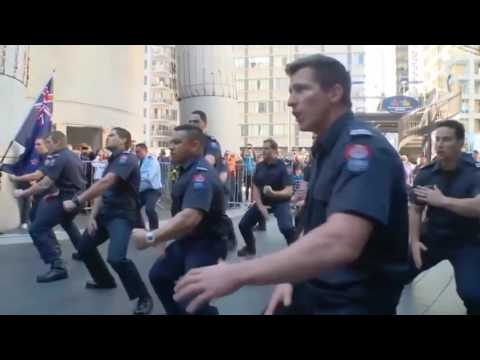 "Haka" homenageia bombeiros do 11 de setembro
