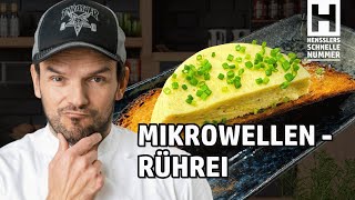 Schnelles Mikrowellen-Rührei Rezept von Steffen Henssler | Günstige Rezepte