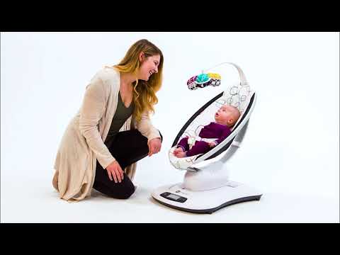 mamaroo silver plush