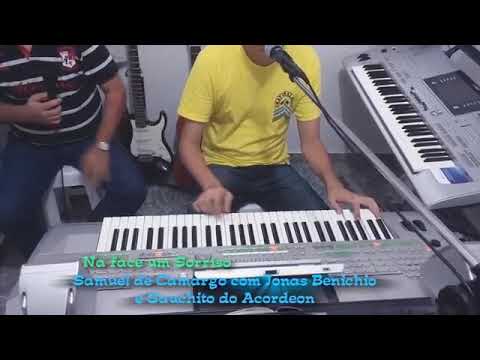 Com Samuel de Camargo Jonas benichio e gauchito do acordeon