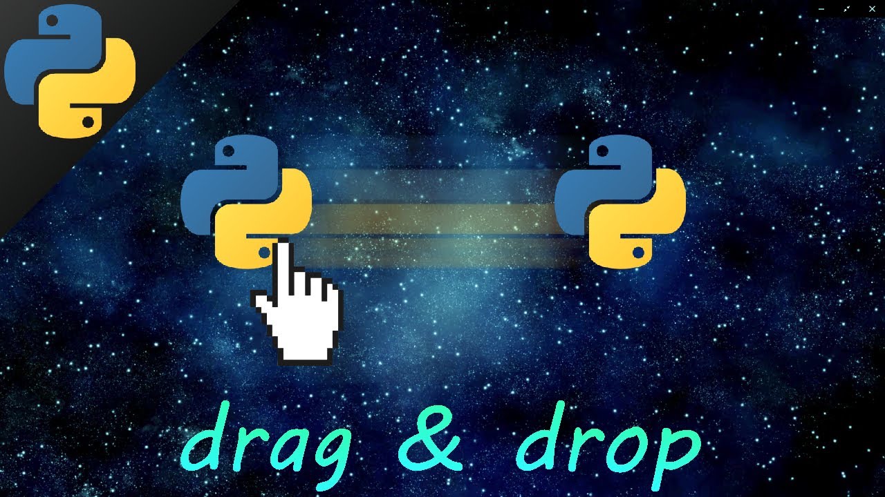 Learn Python tkinter GUI drag & drop easy 👈