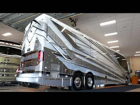 The Most Expensive Motorcoach in the World! 2025 Prevost Liberty Coach Quad Slide Artist Series