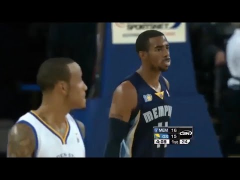 Mike Conley 18pts/7rebs/13asts/3stls vs Warriors (2010)