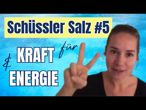Which Schüssler salt gives you both strength and energy, and how to combine it optimally!