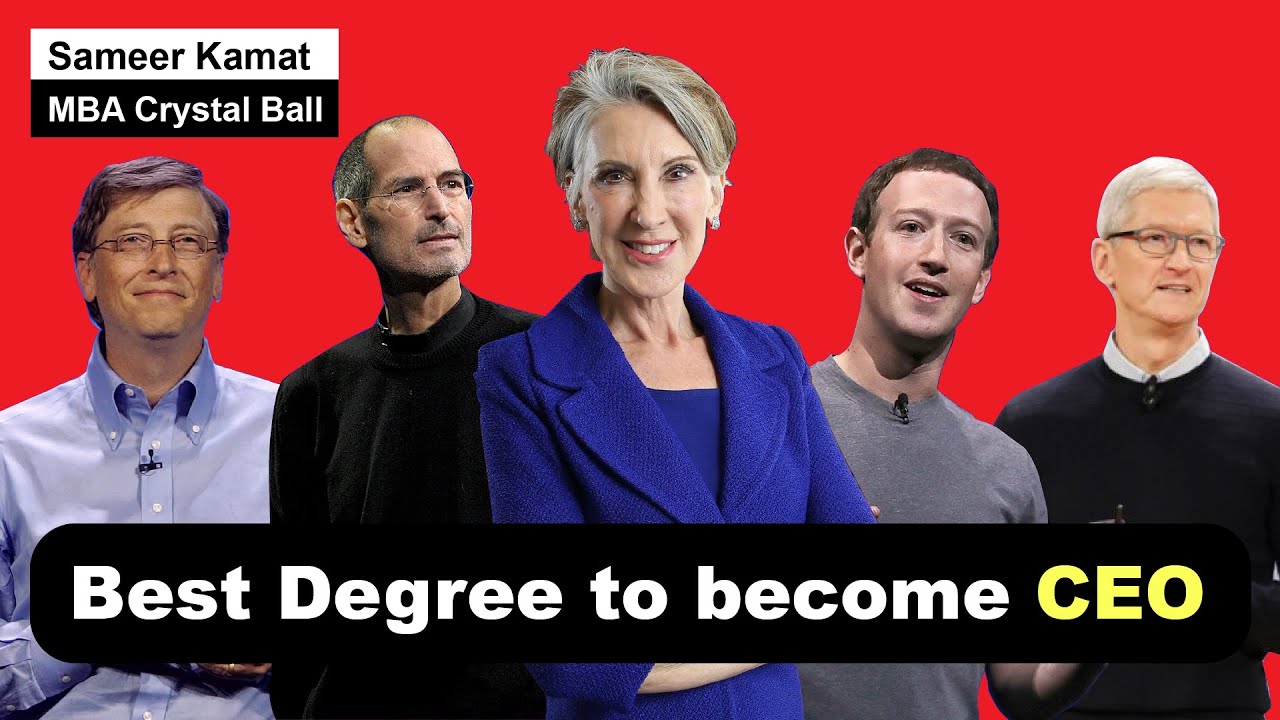Which is the best degree to become a CEO?