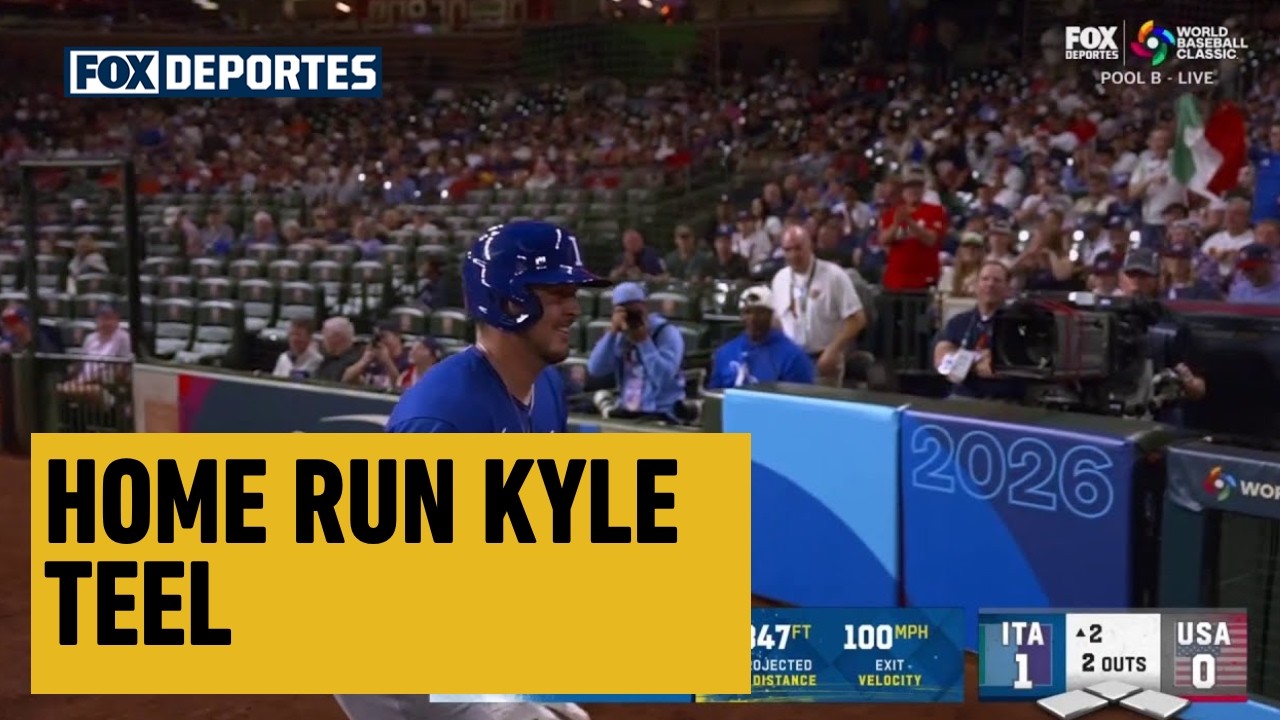 🇮🇹🤌 HOME RUN Kyle Teel | Italia 1-0 USA | WBC 2026