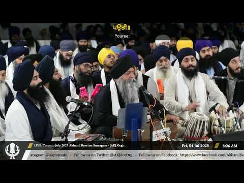 078 Bhai Ravinder Singh Jee Delhi - Friday AM - Toronto July 2025 Annual Akhand Keertan Smaagam