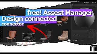 Design connecter for 3dsmax, Free Project Manager for 3Dsmax I Download Now