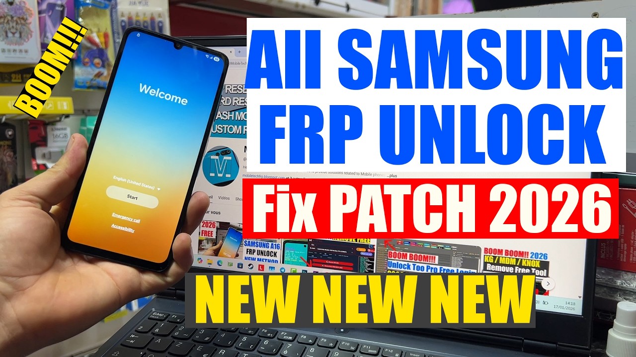 All Samsung Frp Lock removal tool 2026, google Accoun bypass android 15/16 | FRP Unlock 