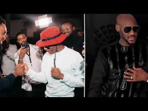 Twitter Users Angry Over The ‘Disrespectul’ Manner Wizkid Greeted 2Baba At Patoranking’s Party
