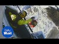 Dramatic Moment Helicopter Winchman Saves Two Men From Stormy Sea Daily Mail