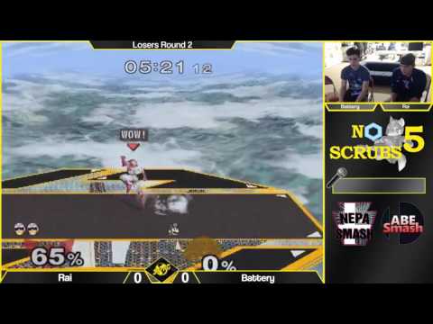 No Scrubs 5 Melee Singles: Battery (Falcon) Vs. Rai (Dr. Mario) Round 2 Losers